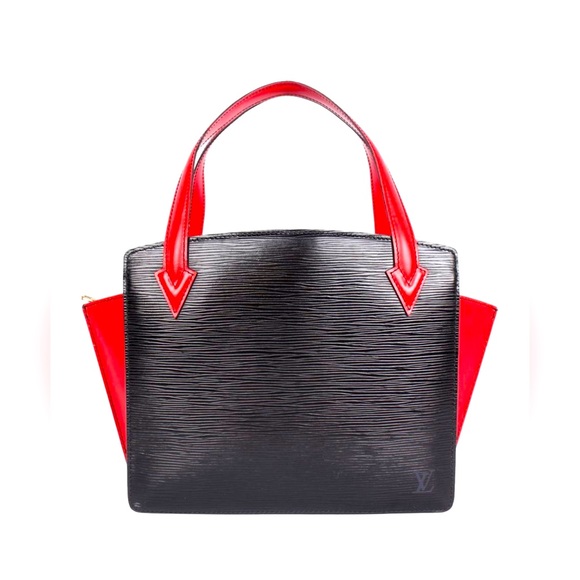 Louis Vuitton Handbags - HP 🎉🥳🥳 Rare Louis Vuitton Varenne Epi leather Red Black Louis Vuitton handbag